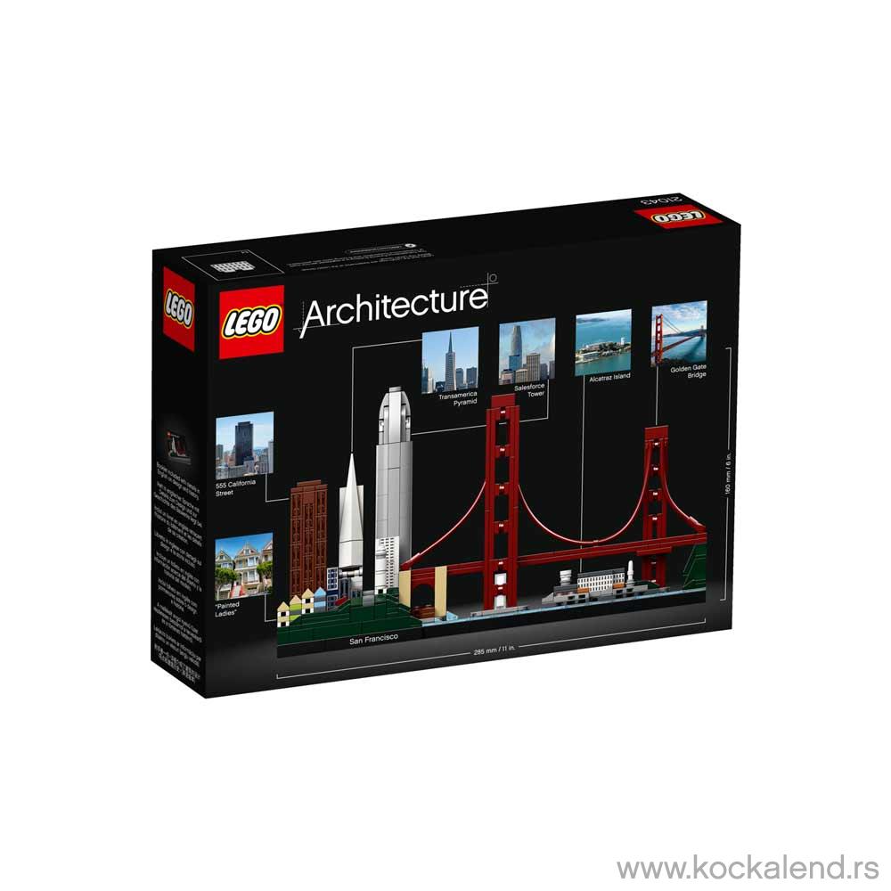 LEGO ARCHITECTURE SAN FRANCISCO 