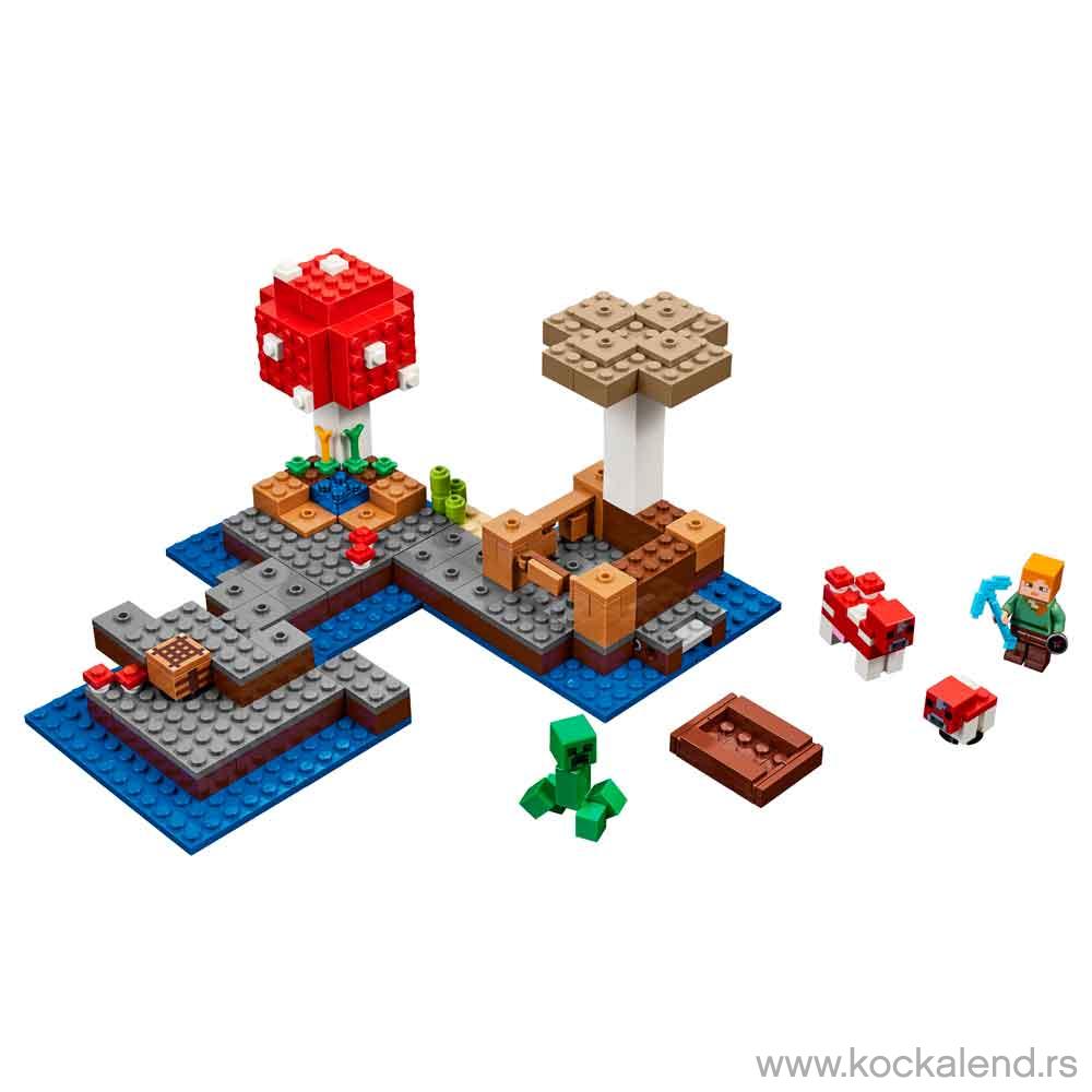 LEGO MINECRAFT THE MUSHROOM ISLAND 