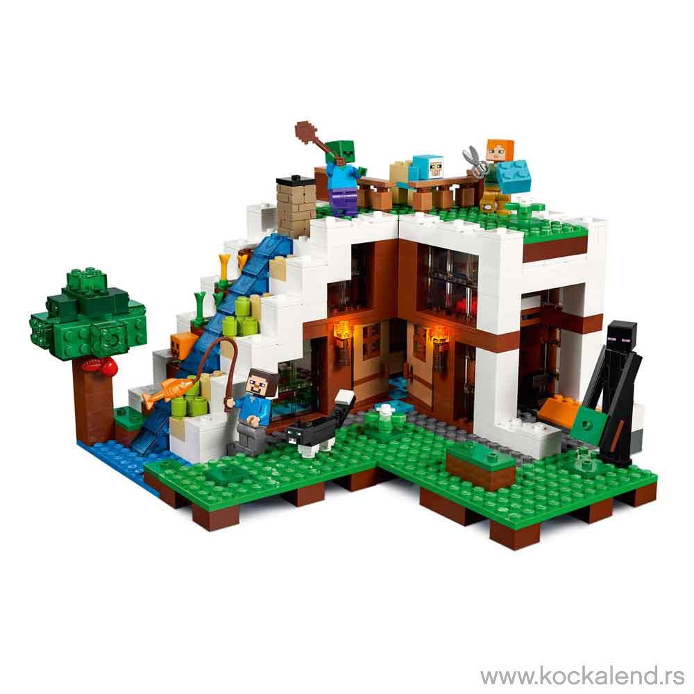 LEGO MINECRAFT THE WATERFALL BASE 