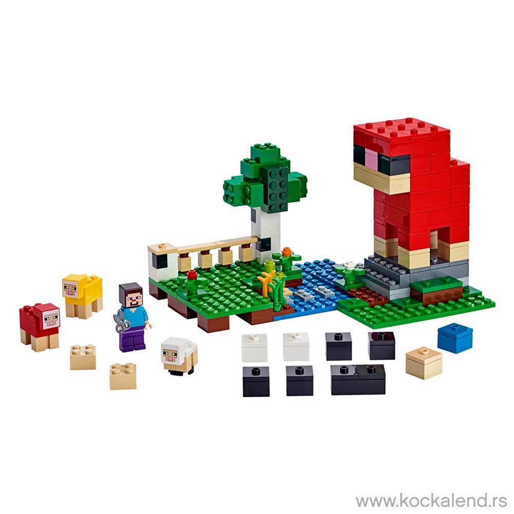 LEGO MINECRAFT THE WOOL FARM 