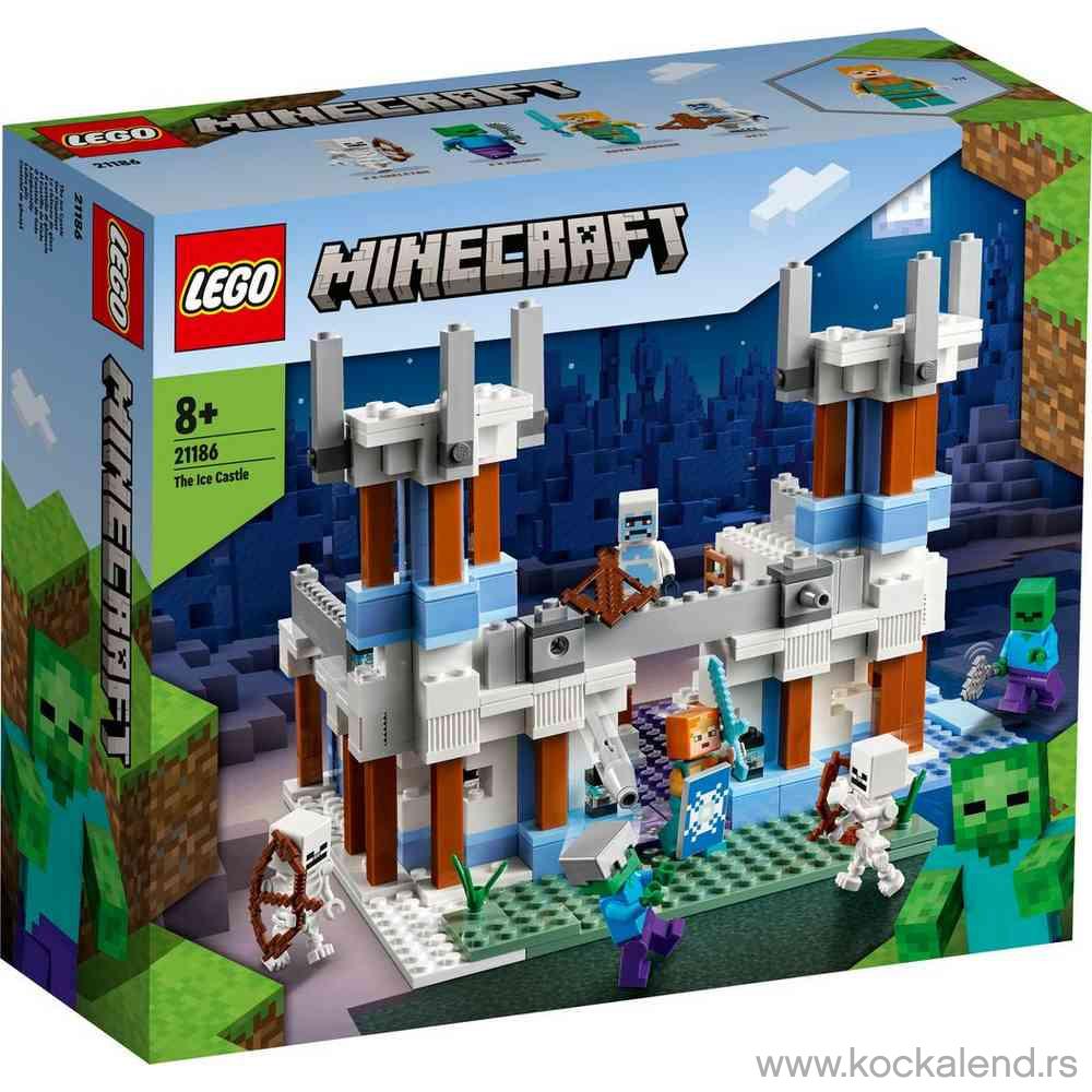 LEGO MINECRAFT THE ICE CASTLE LE21186 Kockalend internet prodavnica