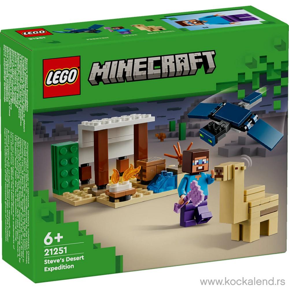 LEGO MINECRAFT STEVES DESERT EXPEDITION 