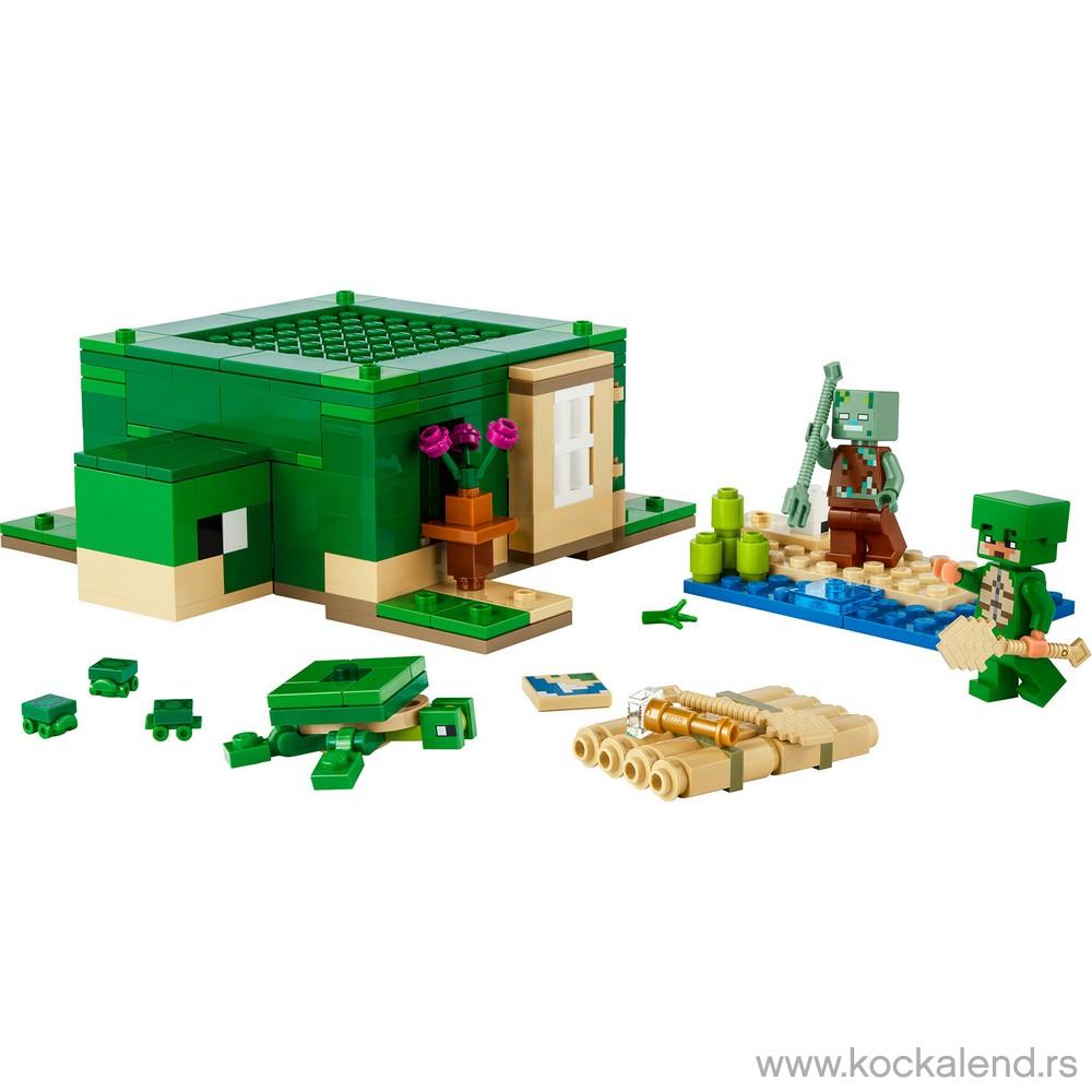 LEGO MINECRAFT THE TURTLE BEACH HOUSE 