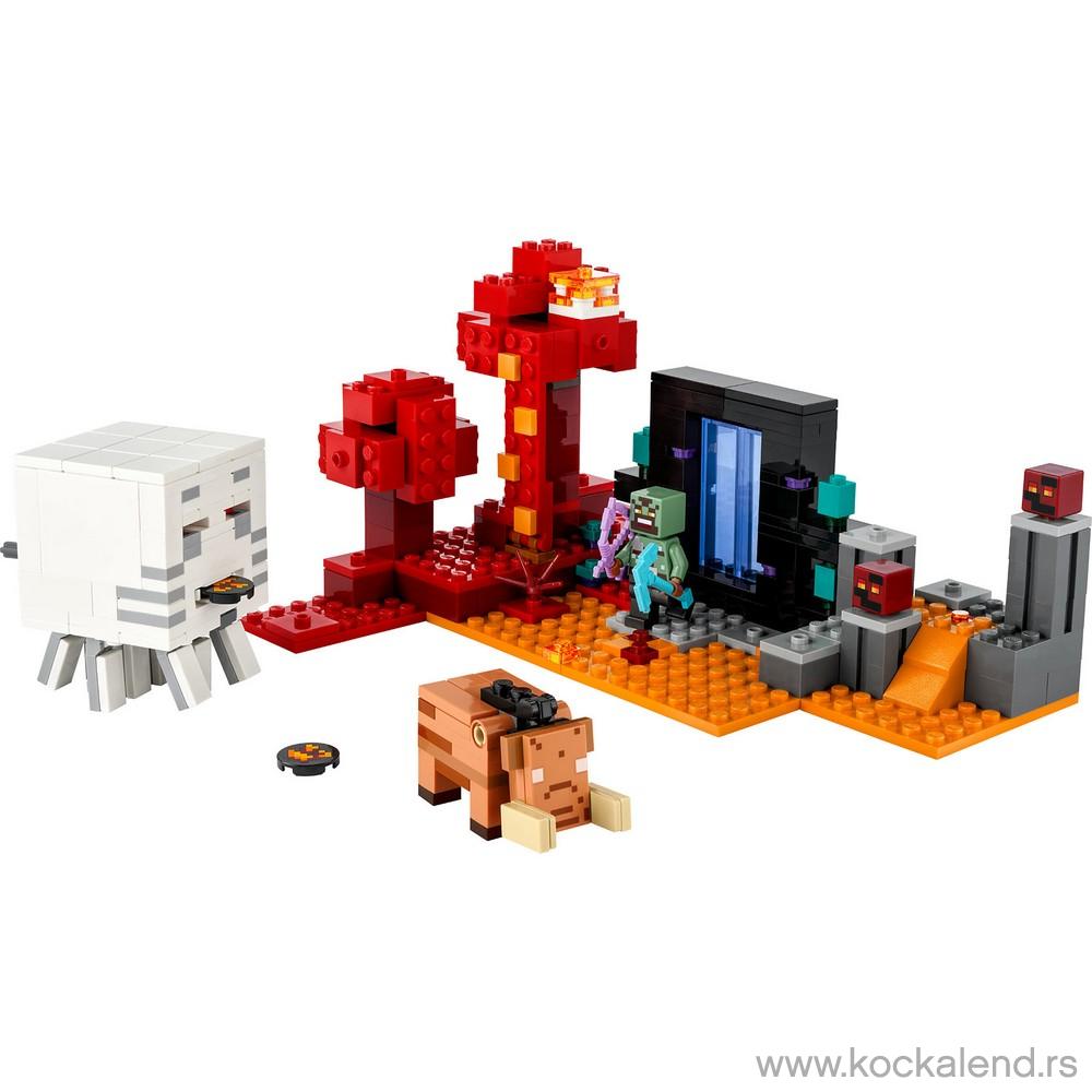 LEGO MINECRAFT THE NETHER PORTAL AMBUSH 