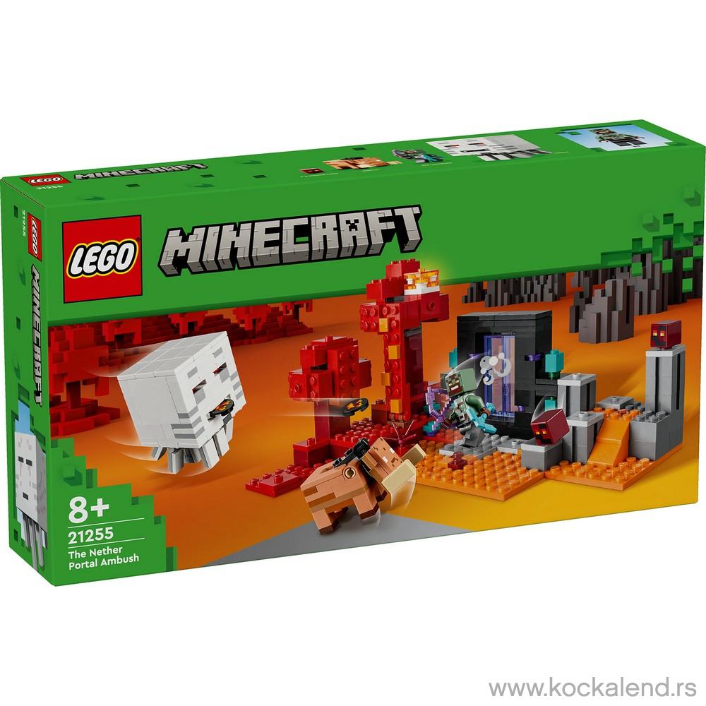 LEGO MINECRAFT THE NETHER PORTAL AMBUSH 