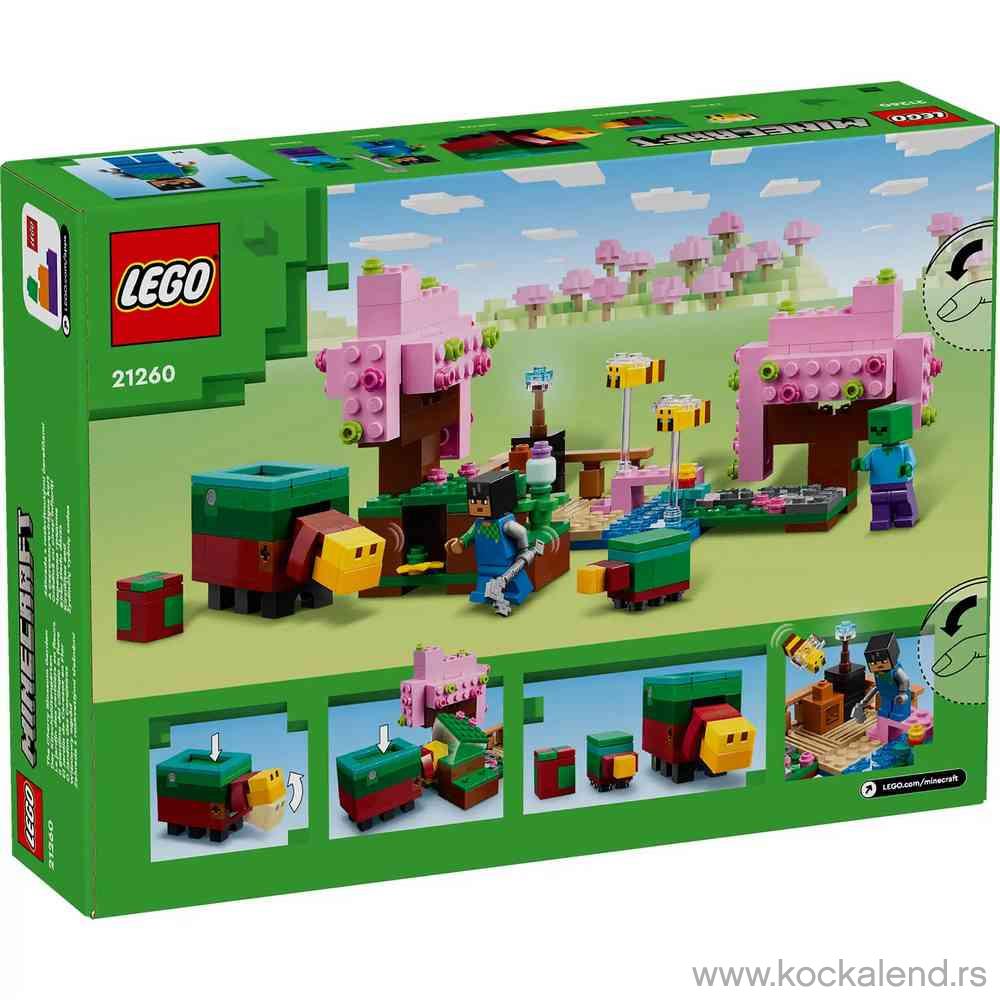 LEGO MINECRAFT THE CHERRY BLOSSOM GARDEN 