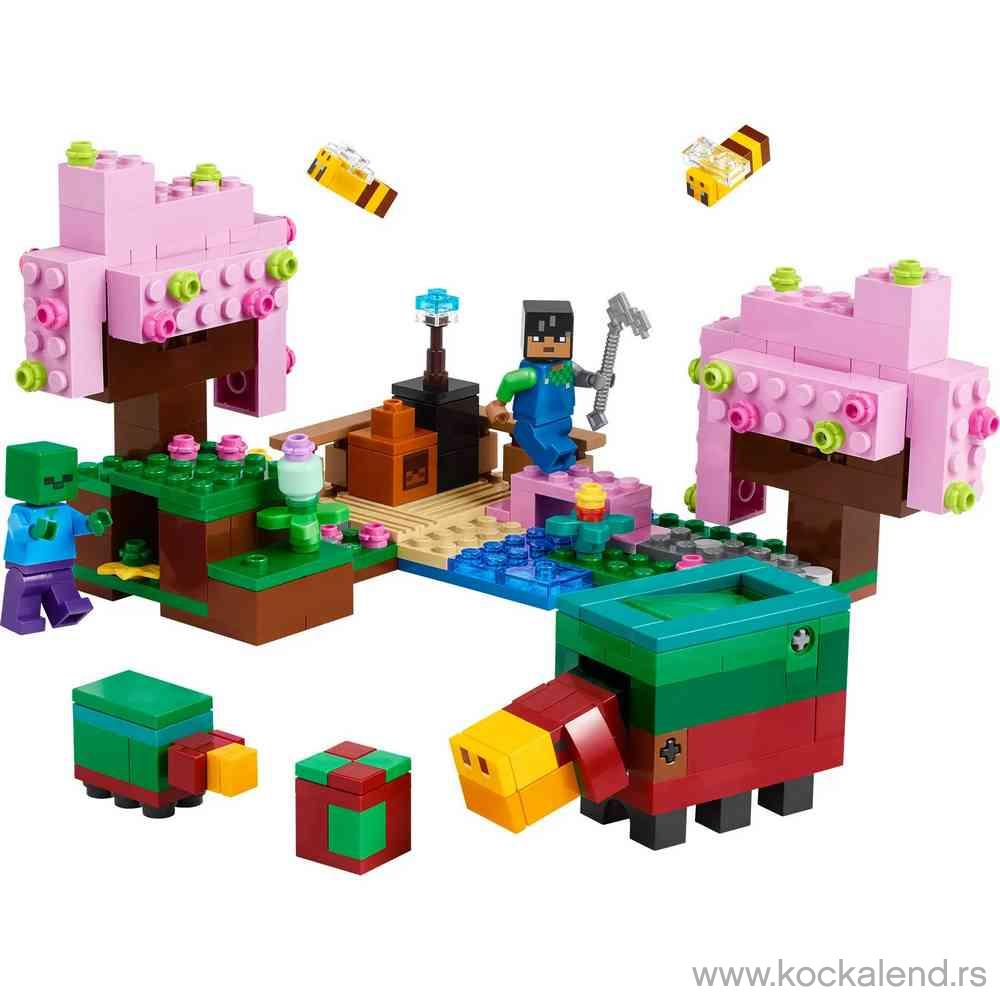 LEGO MINECRAFT THE CHERRY BLOSSOM GARDEN 