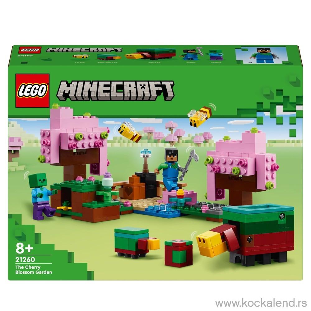 LEGO MINECRAFT THE CHERRY BLOSSOM GARDEN 