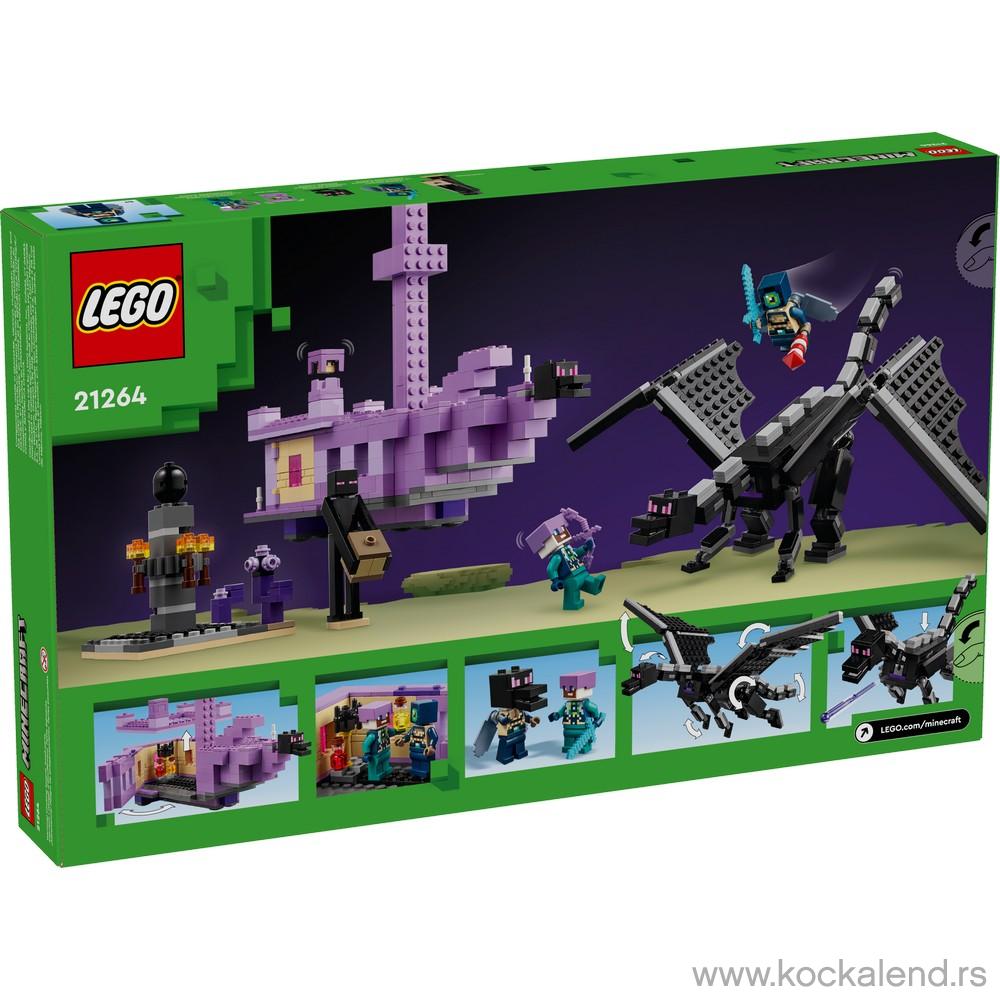 LEGO MINECRAFT THE ENDER DRAGON AND END SHIP 
