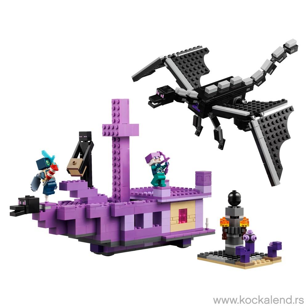LEGO MINECRAFT THE ENDER DRAGON AND END SHIP 