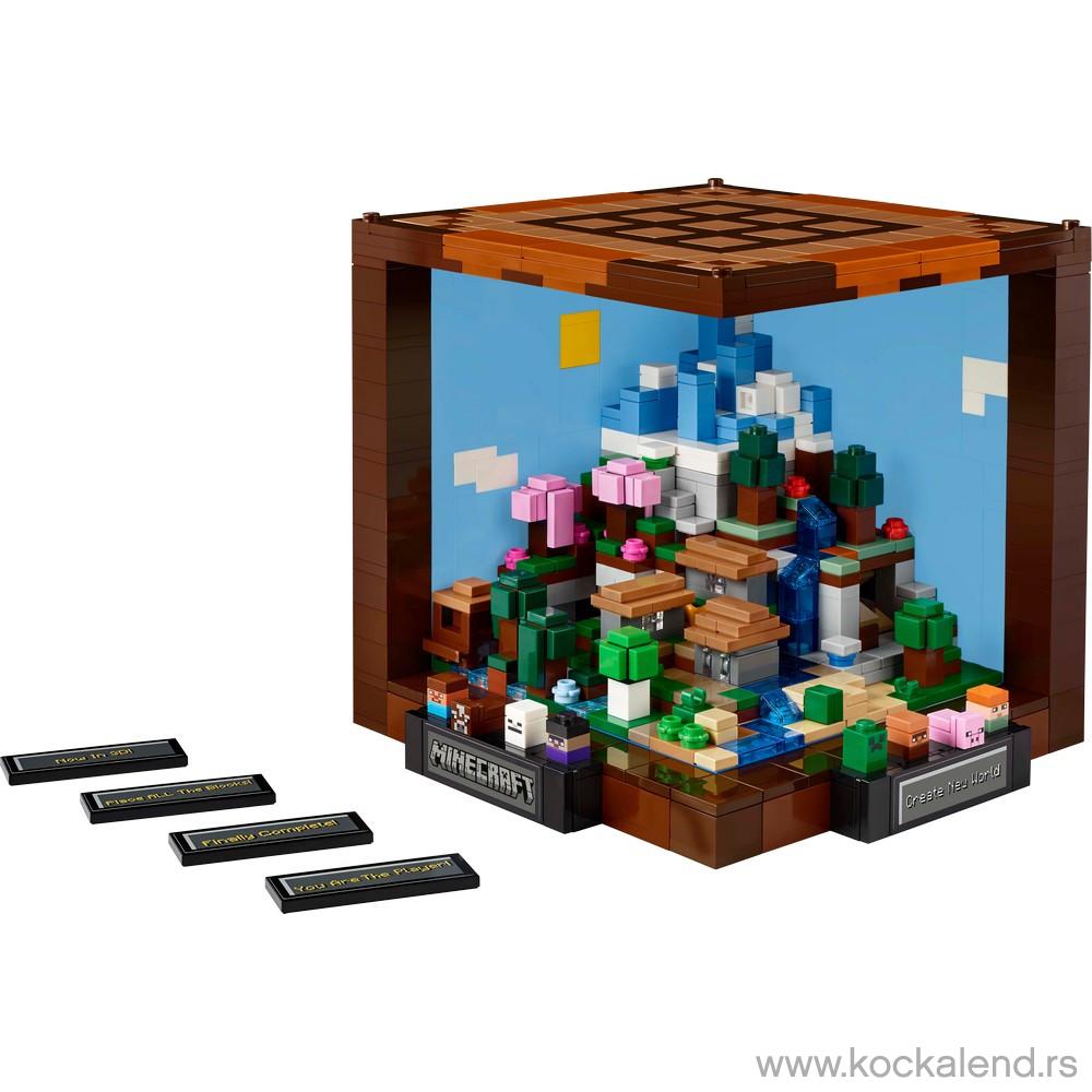 LEGO MINECRAFT THE CRAFTING TABLE 