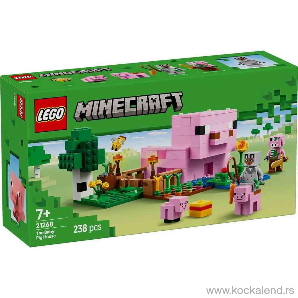 LEGO MINECRAFT THE BABY PIG HOUSE 