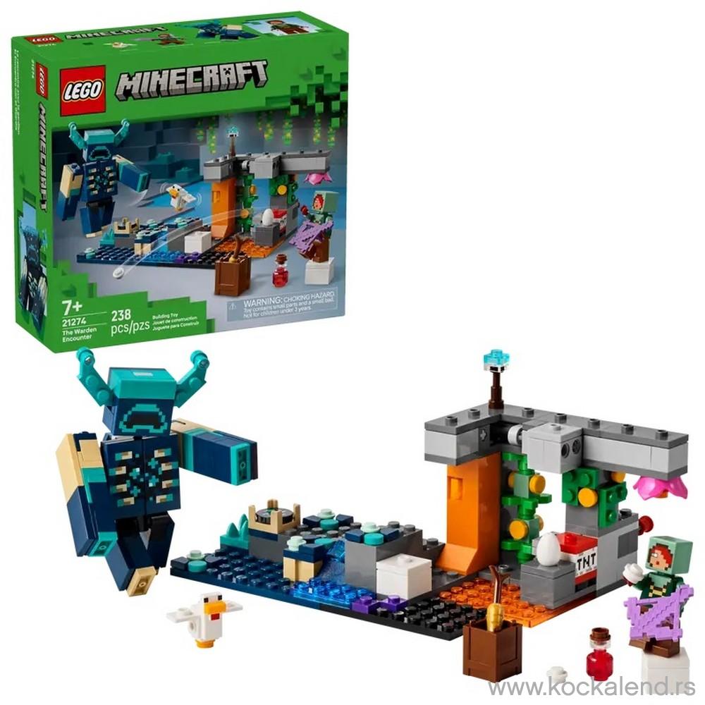 LEGO MINECRAFT THE WARDEN ENCOUNTER 