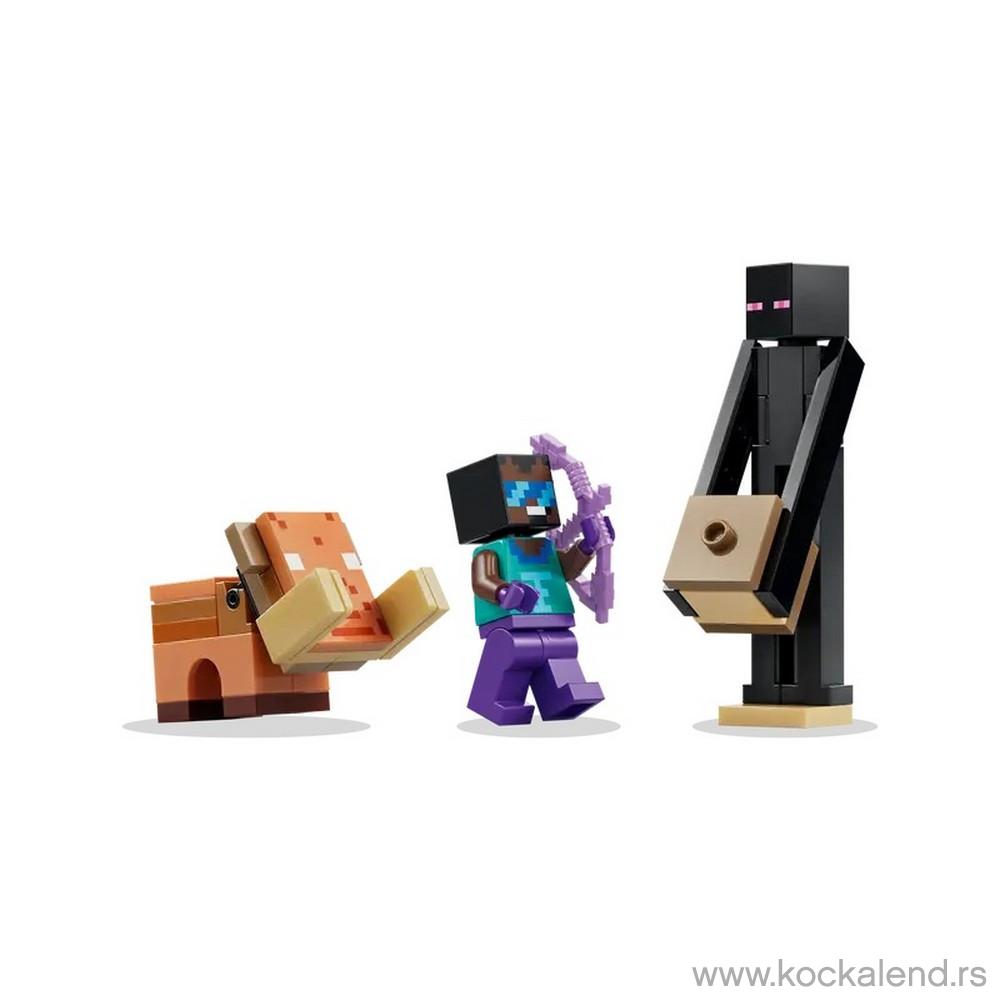 LEGO MINECRAFT NETHER  AND  END PORTAL JOURNEY 