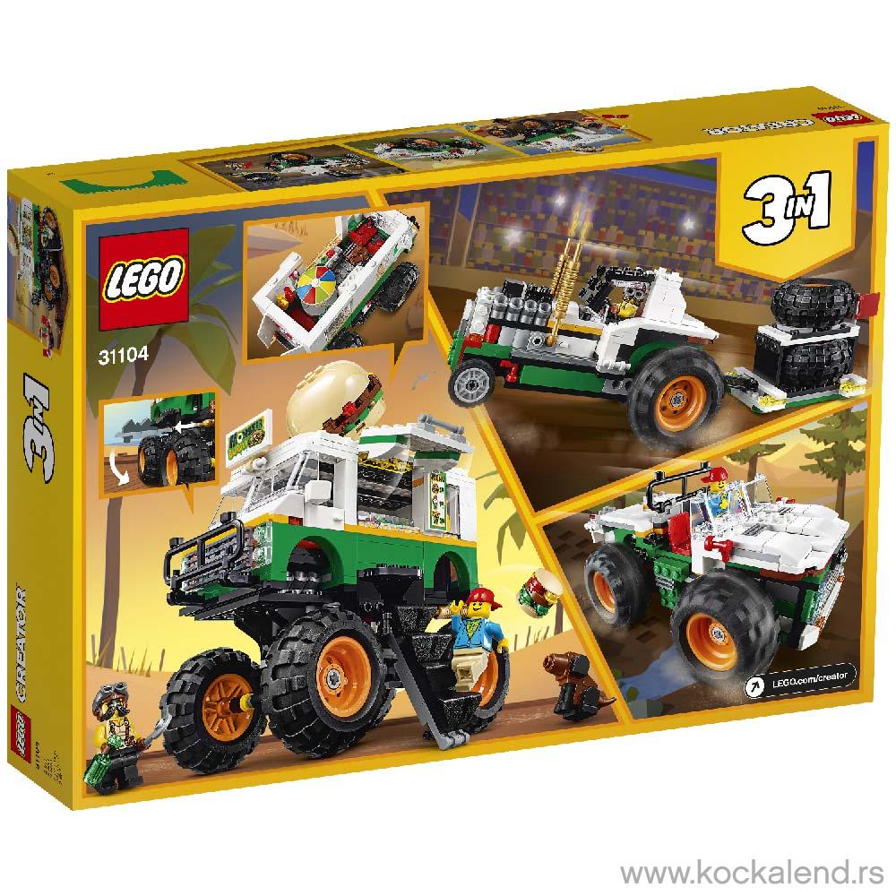 LEGO CREATOR MONSTER BURGER TRUCK V29 