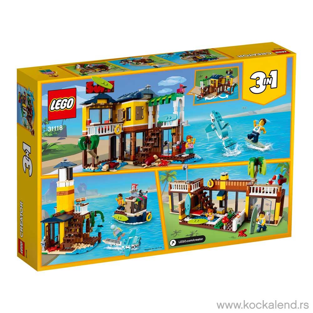 LEGO CREATOR SURFER BEACH HOUSE 