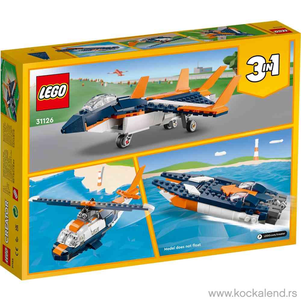 LEGO CREATOR SUPERSONIC-JET 