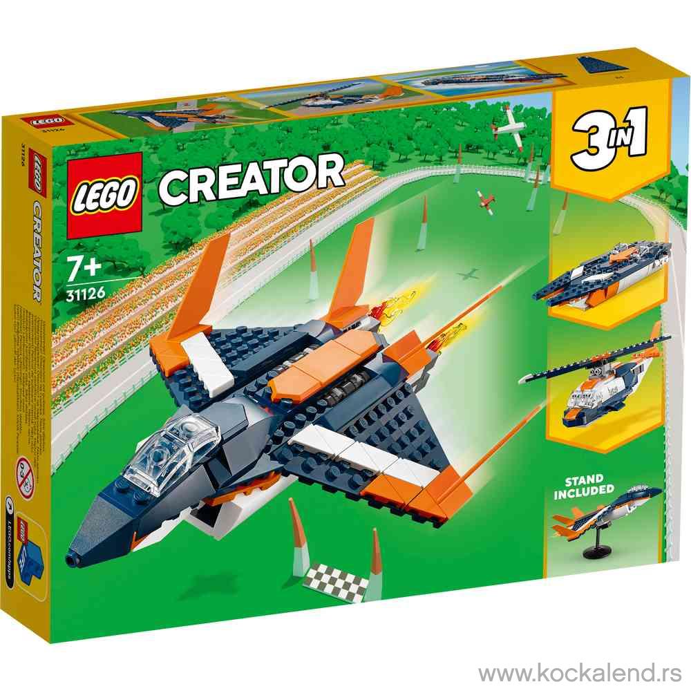 LEGO CREATOR SUPERSONIC-JET 