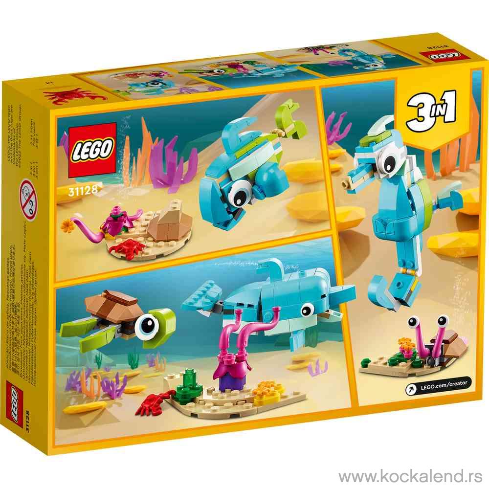 LEGO CREATOR DOLPHIN AND TURTLE 