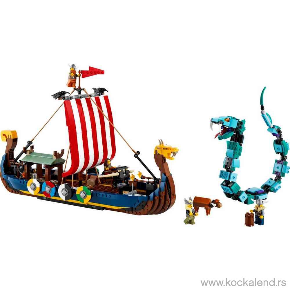 LEGO CREATOR VIKING SHIP AND THE MIDGARD SERPENT 