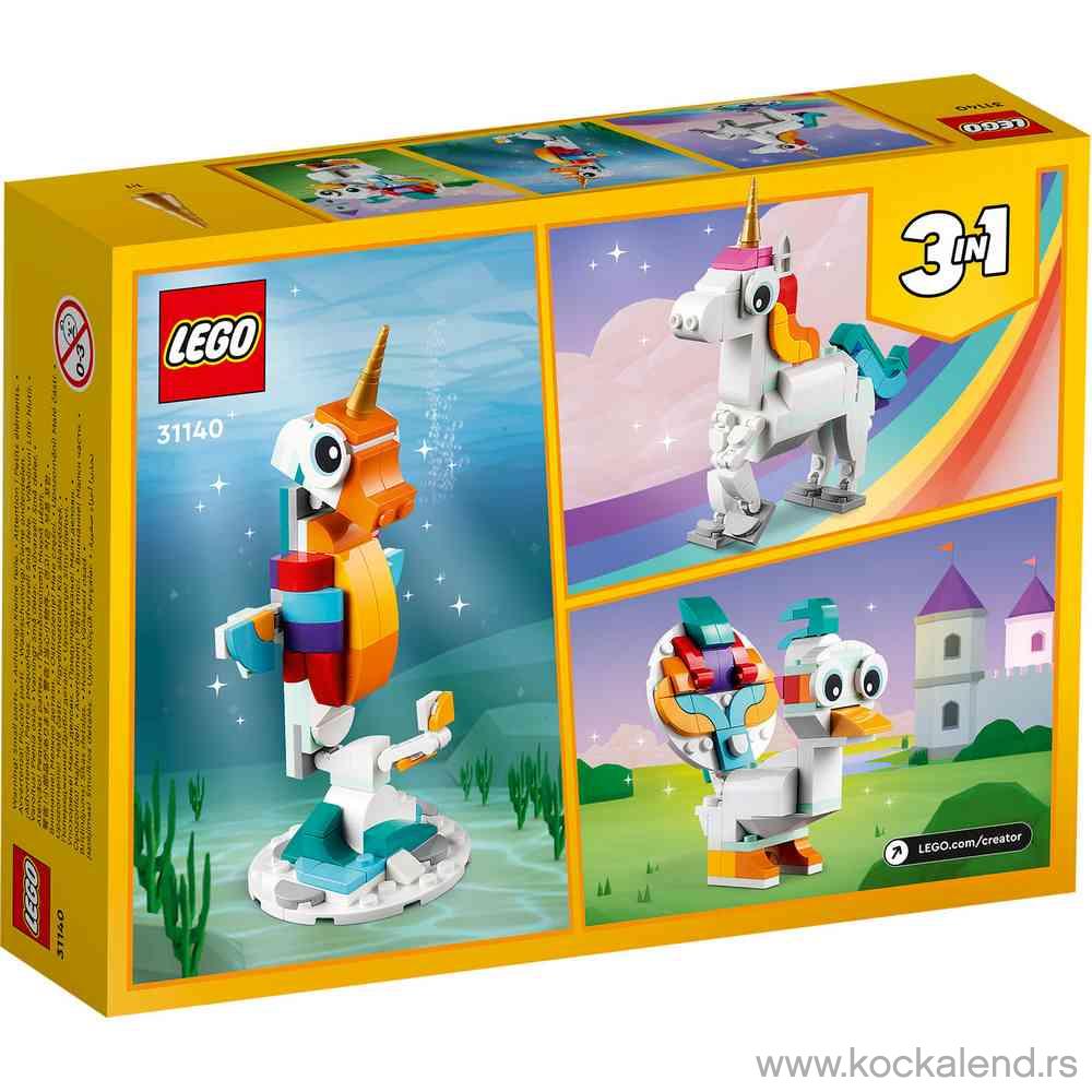 LEGO CREATOR MAGICAL UNICORN 