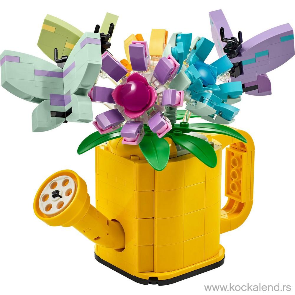 LEGO CREATOR FLOWERS IN WATERING CAN