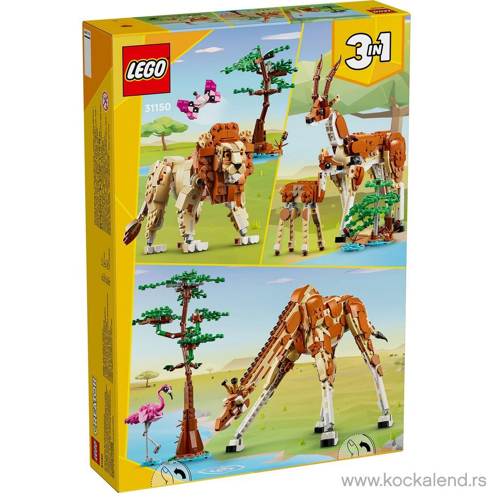 LEGO CREATOR WILD SAFARI ANIMALS 