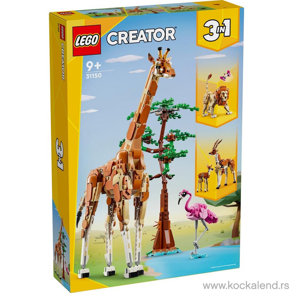 LEGO CREATOR WILD SAFARI ANIMALS 