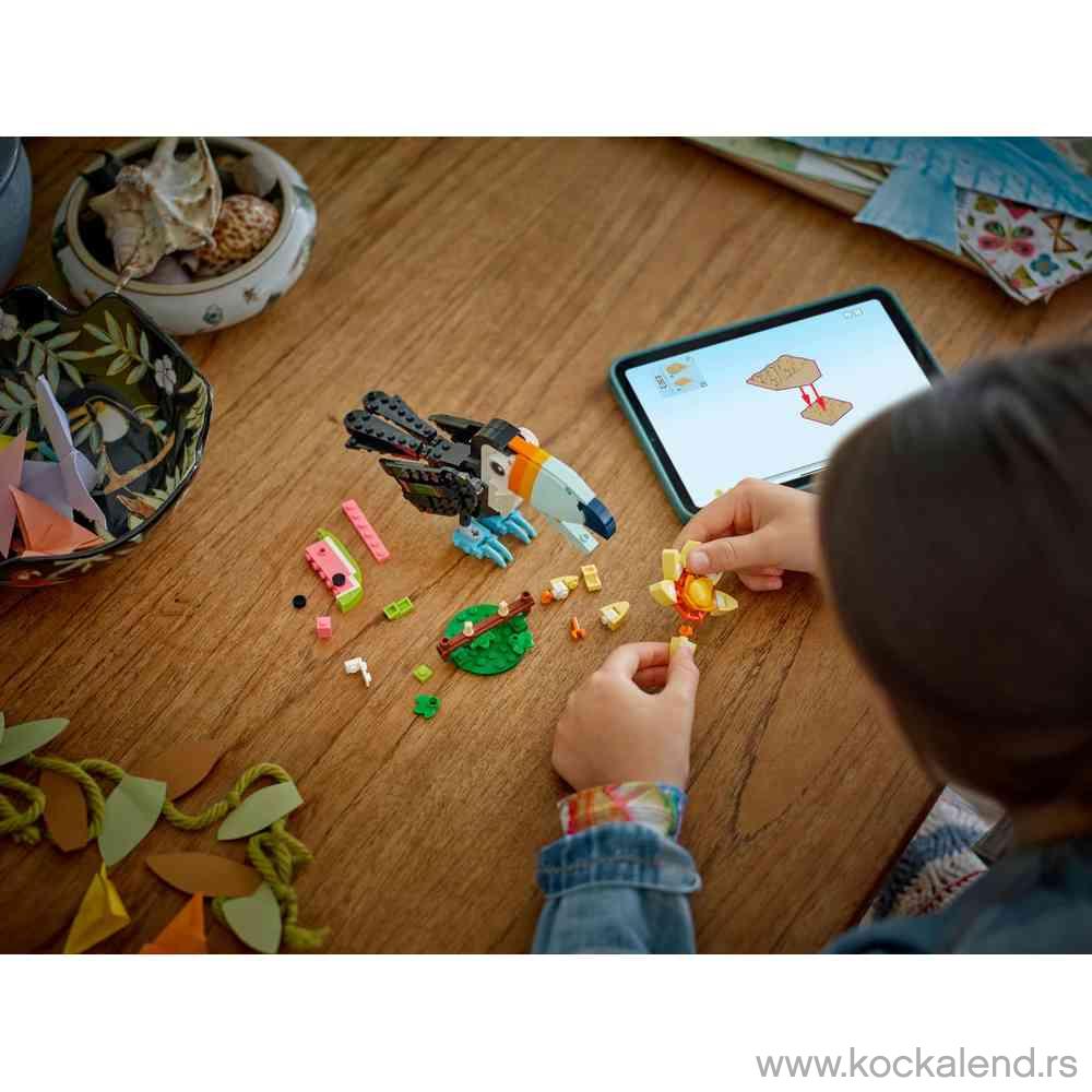LEGO CREATOR  WILD ANIMALS TROPICAL TOUCAN 