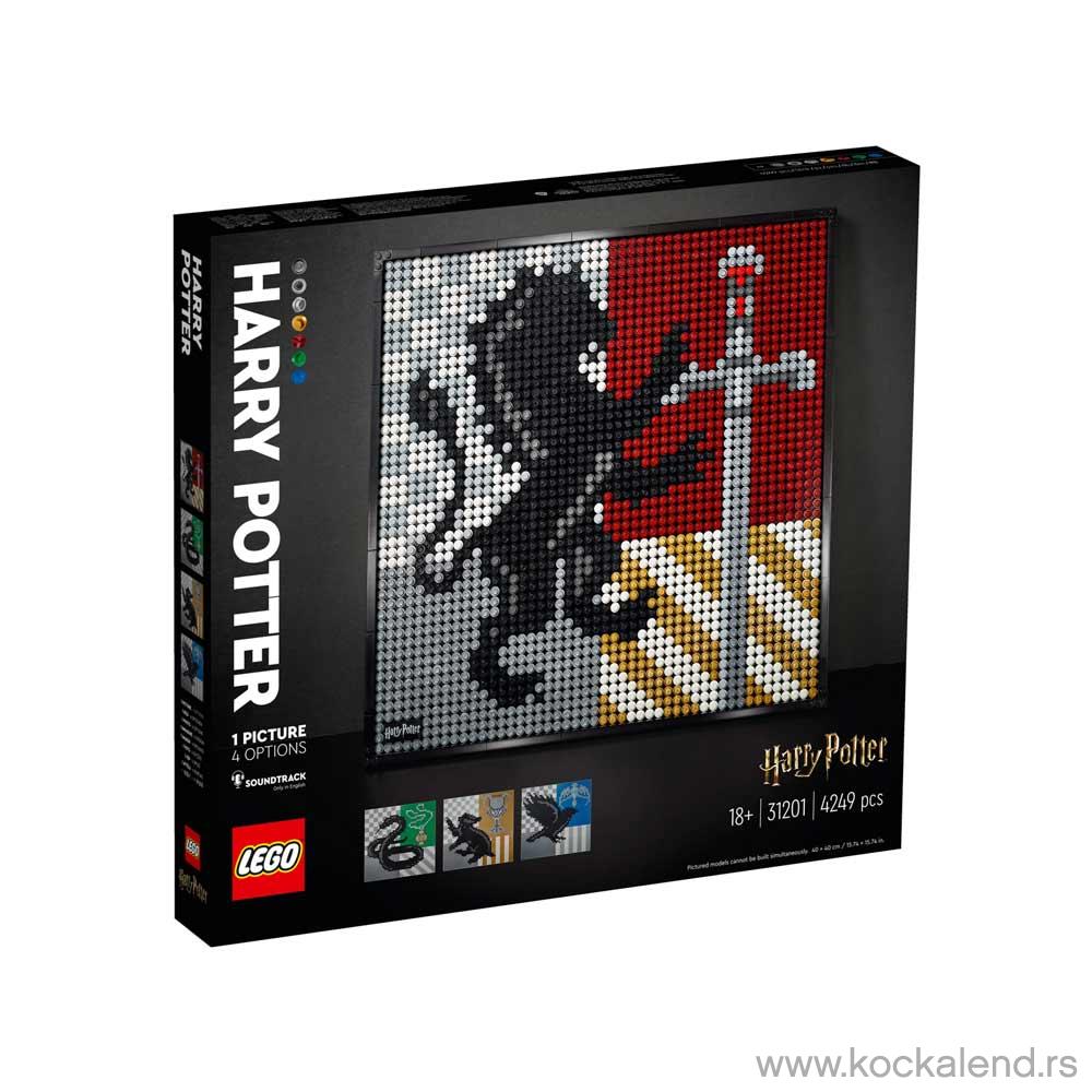 LEGO ART HARRY POTTER HOGWARTS CRESTS 