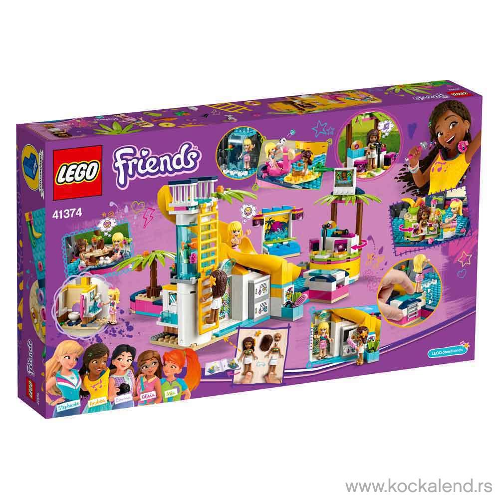 LEGO FRIENDS ANDREAS POOL PARTY 