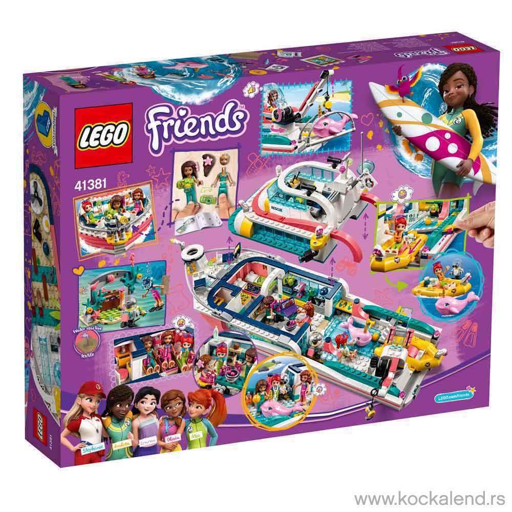 LEGO FRIENDS RESCUE MISSION BOAT 