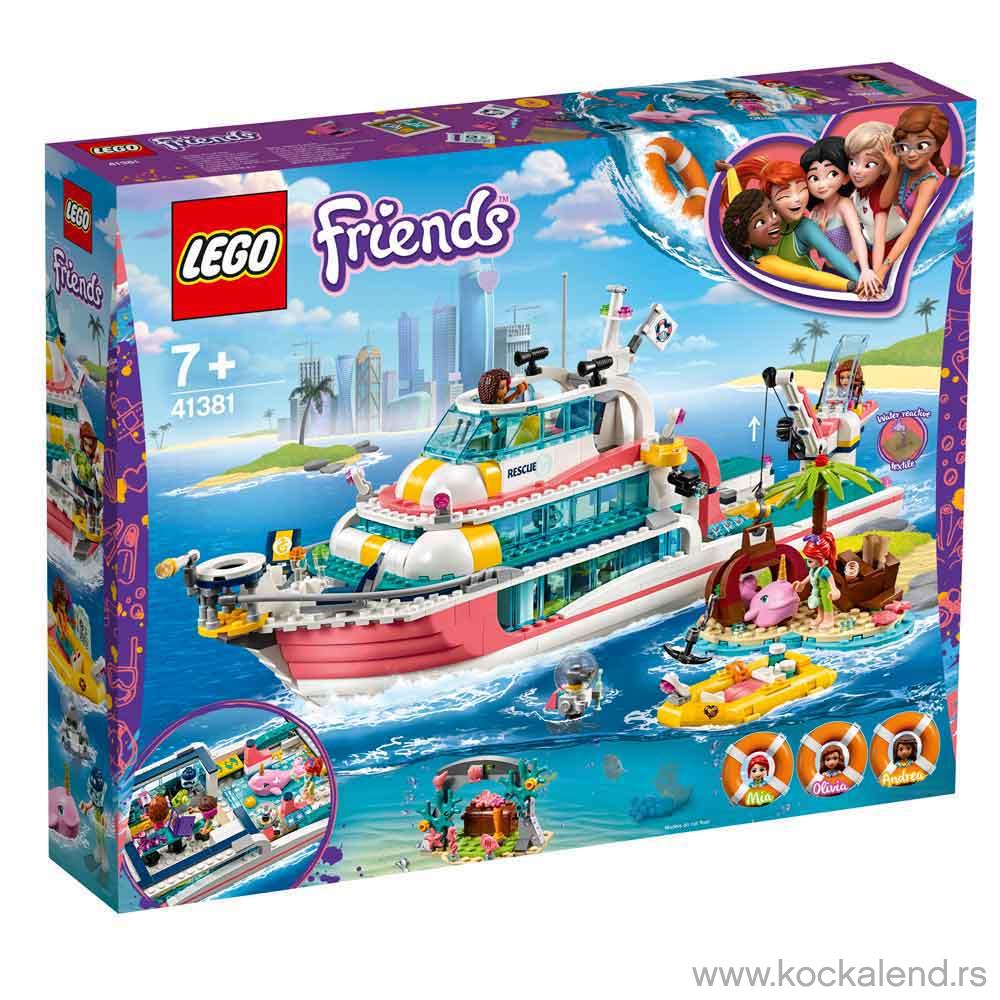 LEGO FRIENDS RESCUE MISSION BOAT 