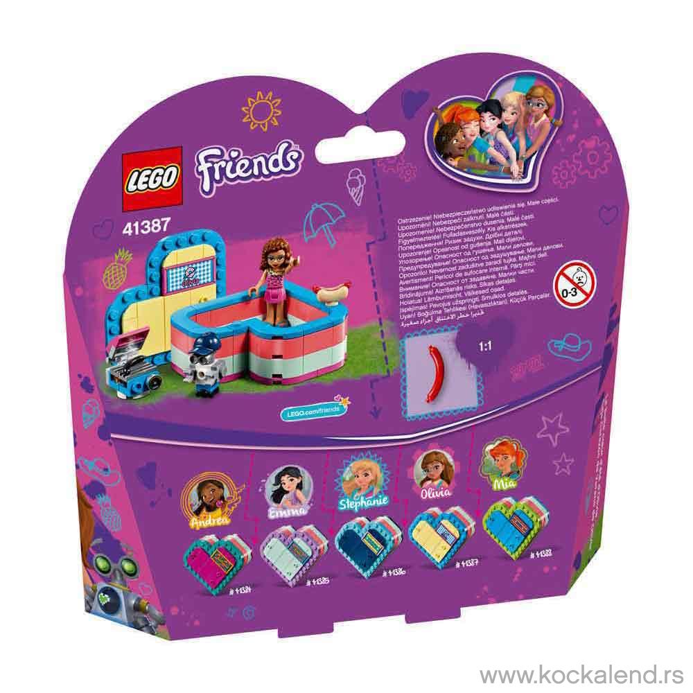 LEGO FRIENDS OLIVIAS SUMMER HEART BOX 