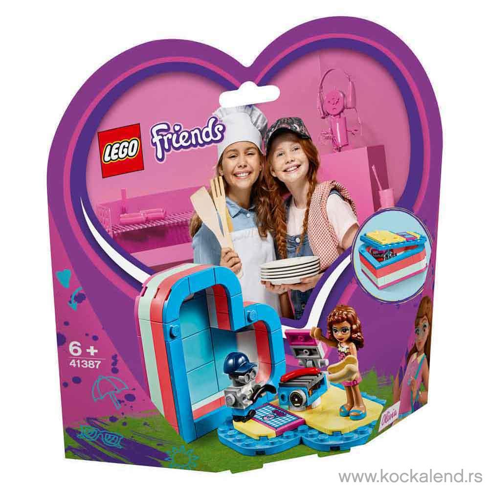 LEGO FRIENDS OLIVIAS SUMMER HEART BOX 