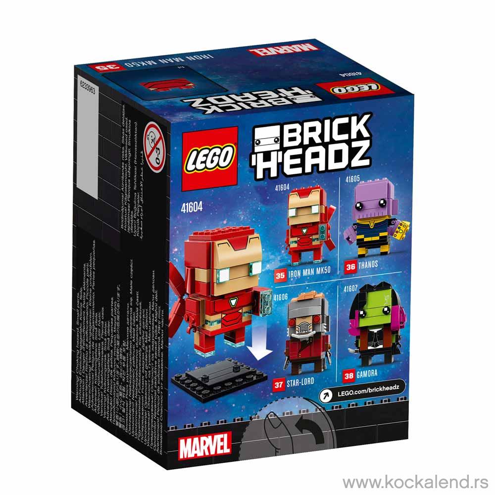 LEGO BRICK HEADZ IRON MAN 