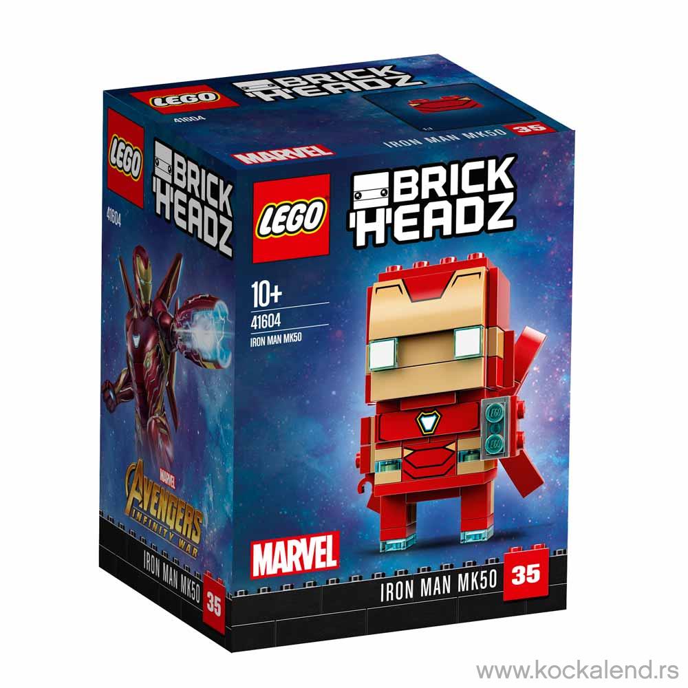 LEGO BRICK HEADZ IRON MAN 