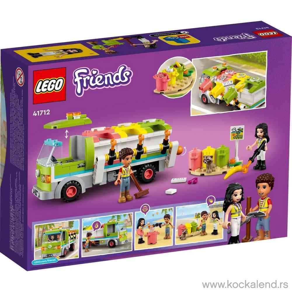 LEGO FRIENDS RECYCLING TRUCK 