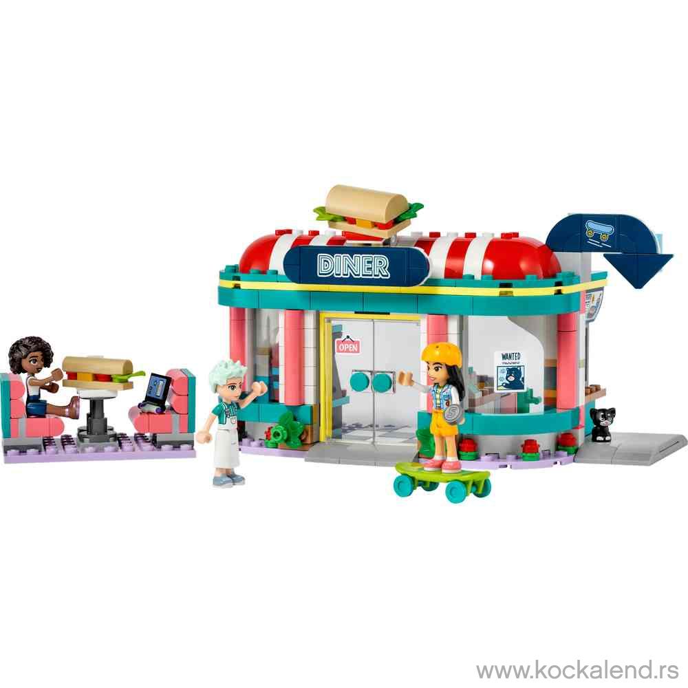 LEGO FRIENDS HEARTLAKE DOWNTOWN DINER 