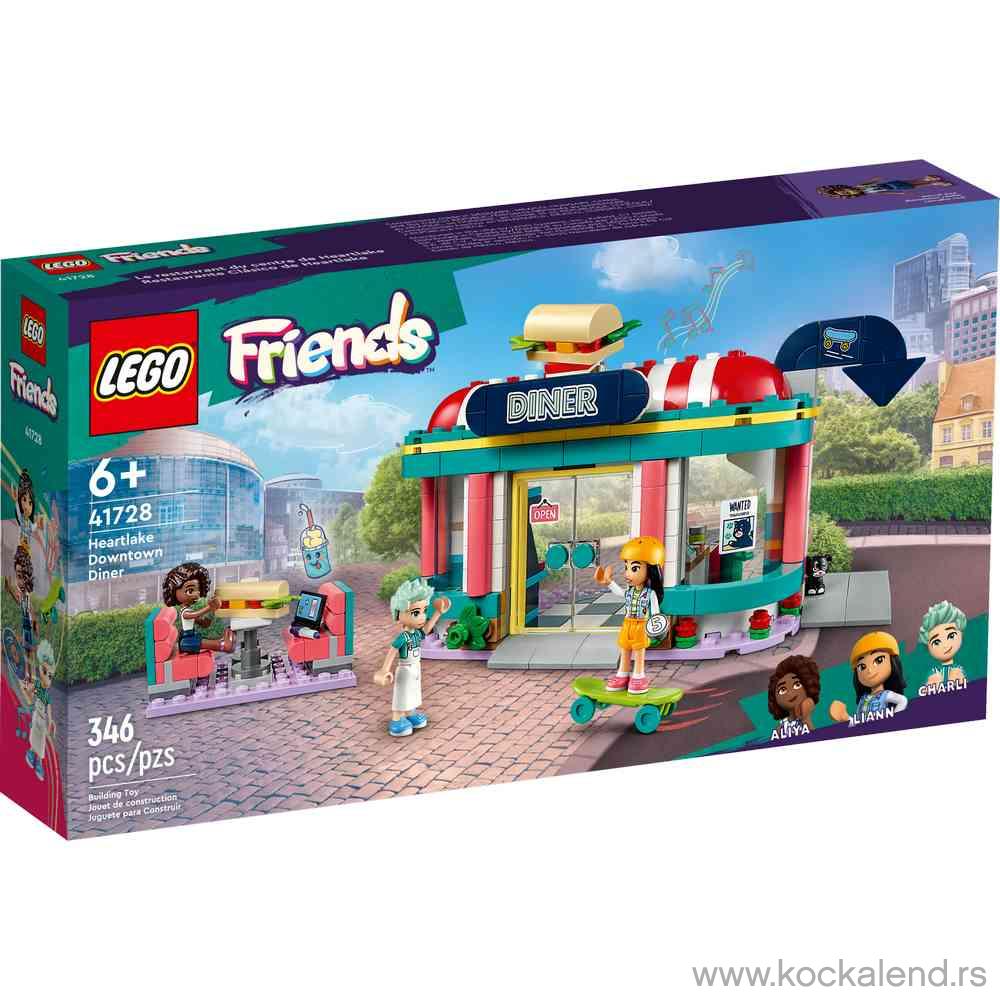 LEGO FRIENDS HEARTLAKE DOWNTOWN DINER 