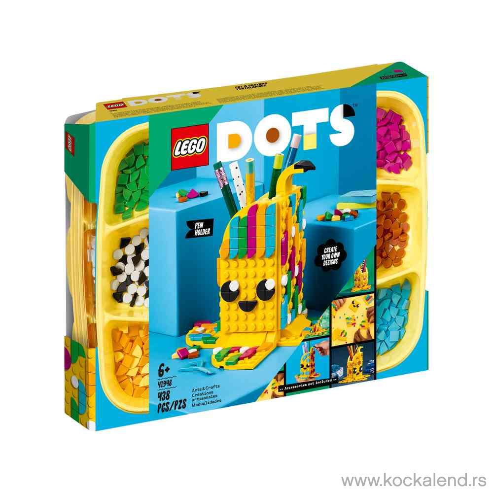 LEGO DOTS CUTE BANANA PEN HOLDER 