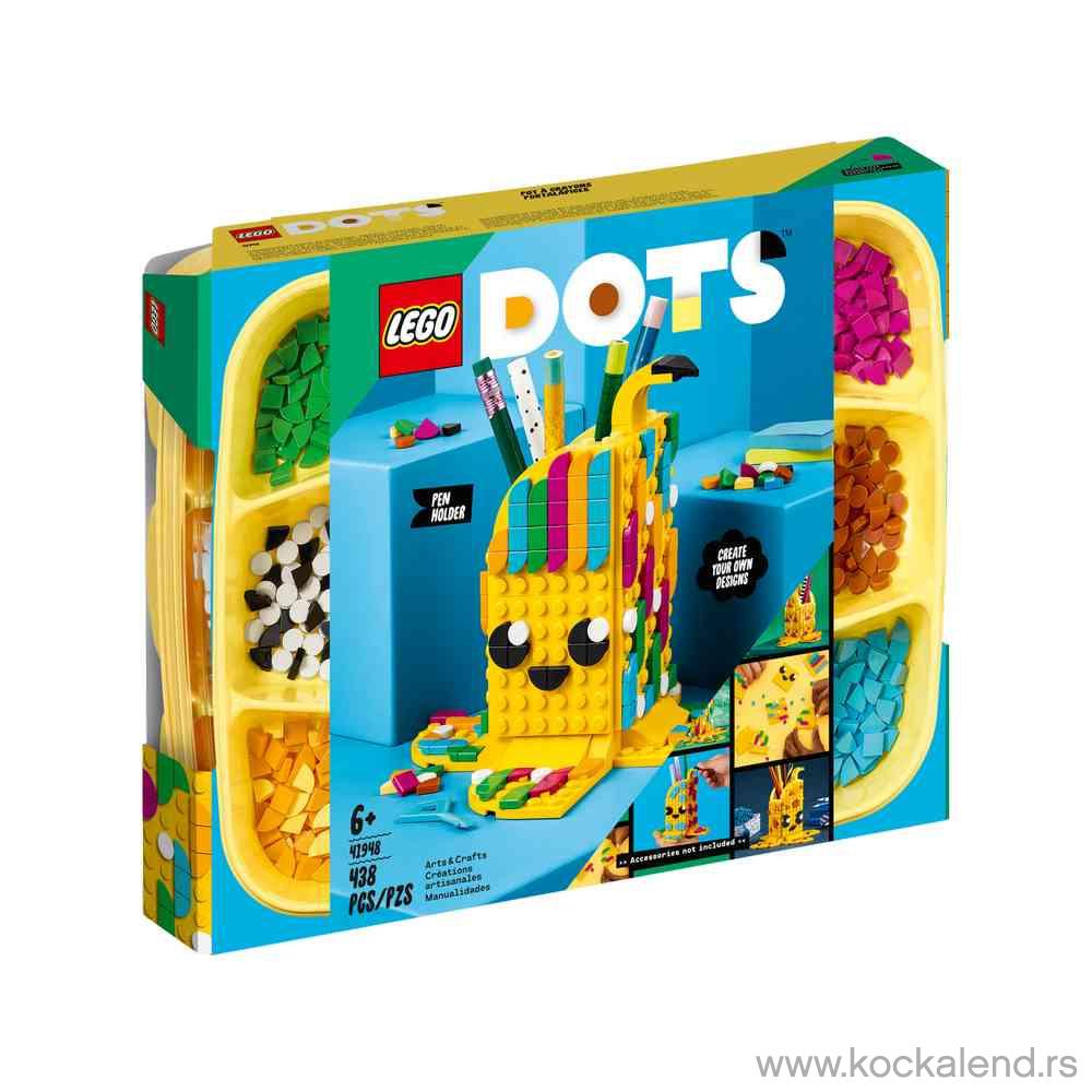 LEGO DOTS CUTE BANANA PEN HOLDER