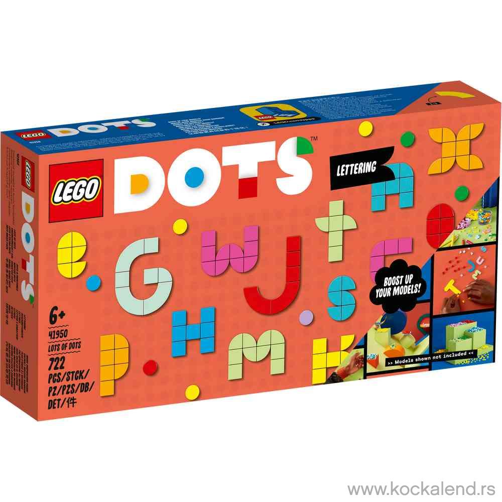 LEGO DOTS LOTS OF DOTS – LETTERING 