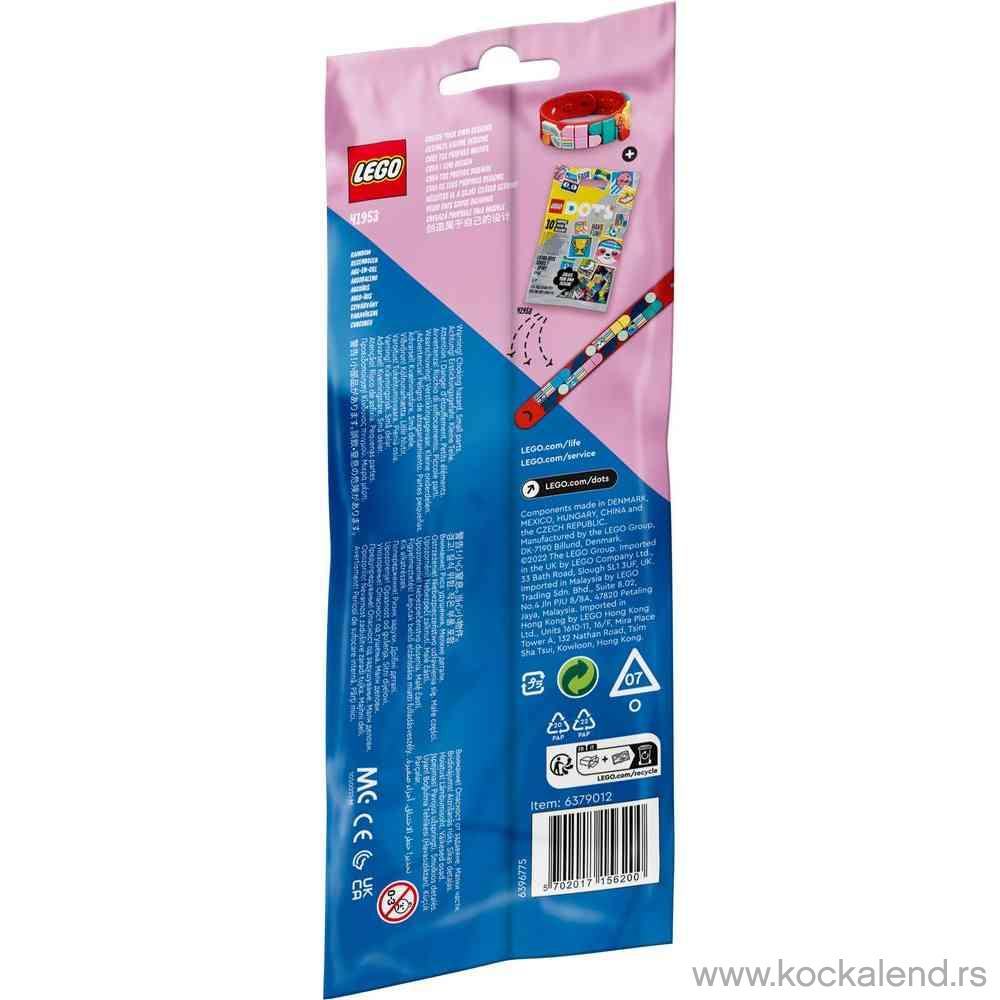 LEGO DOTS RAINBOW BRACELET WITH CHARMS 