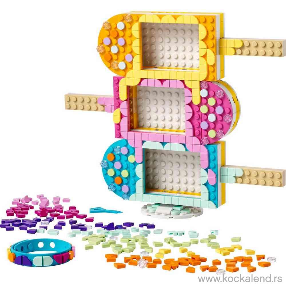 LEGO DOTS ICE CREAM PICTURE FRAMES & BRACELET 