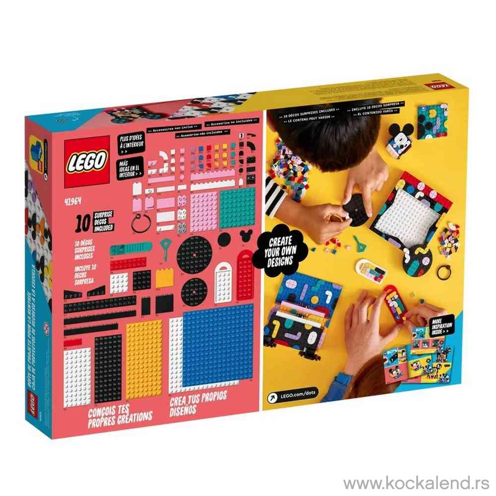 LEGO DOTS MICKEY MOUSE & MINNIE MOUSE BACK-TO-SCHOOL PROJECT BOX 