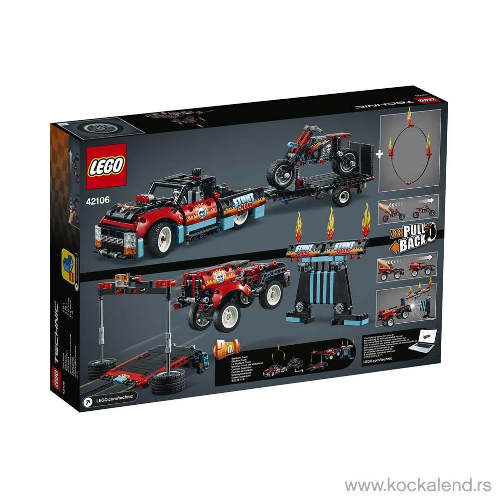 LEGO TECHNIC STUNT SHOW TRUCK   BIKE 