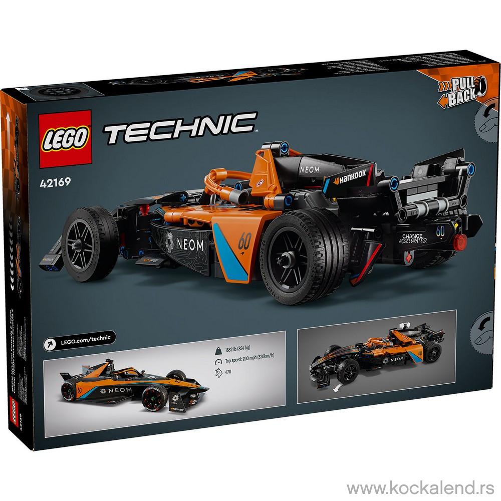 LEGO TECHNIC NEOM MCLAREN FORMULA E RACE CAR