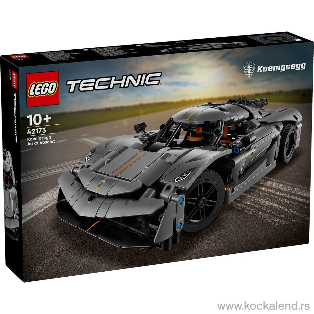 LEGO TECHNIC KOENIGSEGG JESKO ABSOLUT GREY HYPERCAR 