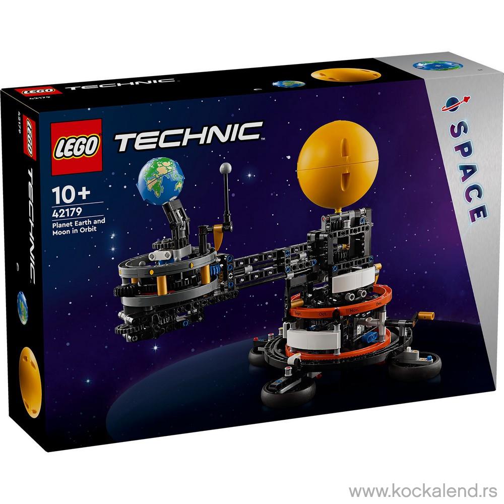 LEGO TECHNIC PLANET EARTH AND MOON IN ORBIT 